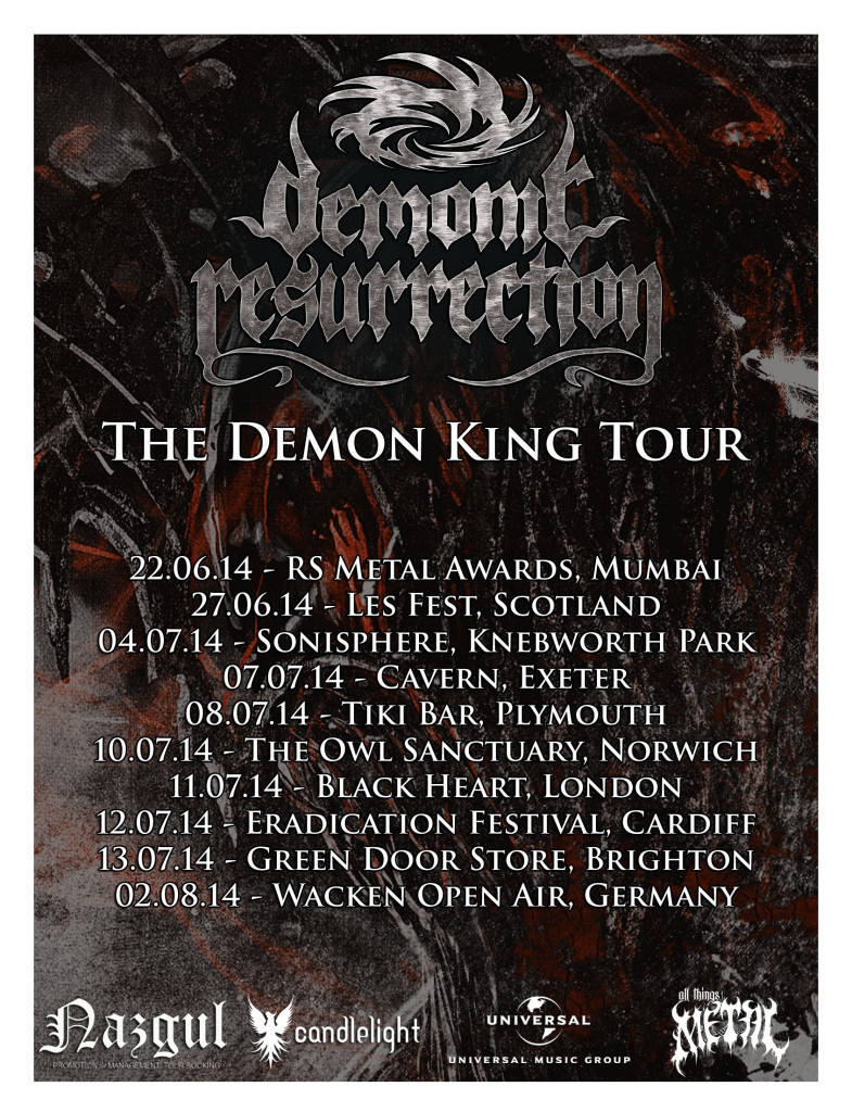 Demonic Resurrection -The Demon King -TOUR-POSTER