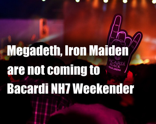 Megadeth and Iron Maiden Are Not Coming to Bacardi NH7 Weekender 2014